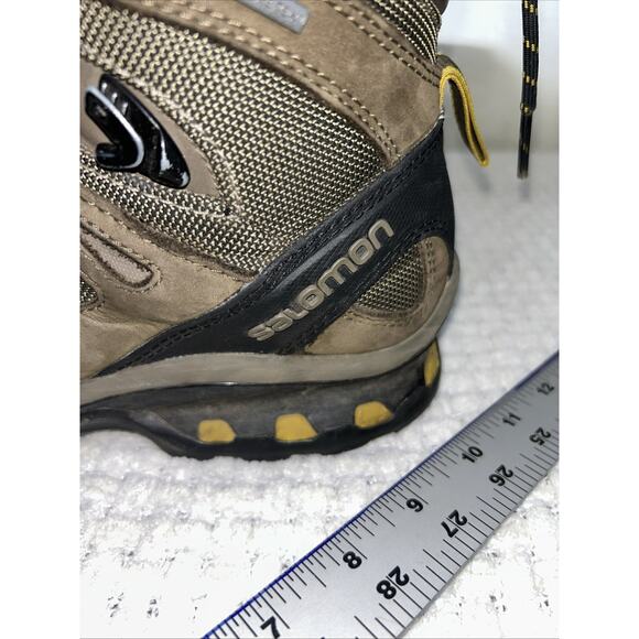 Salomon Quest 4D 2 GTX Gore-Tex Ortholite Gray Hiking Boots Mens Size 7.5 - Picture 11 of 13